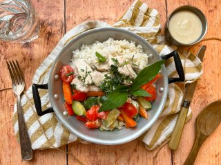 Poulet sauté au citron kaffir