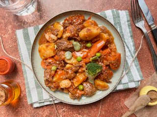 Sauté de boeuf aux carottes