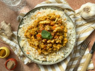 Dahl corail et riz basmati