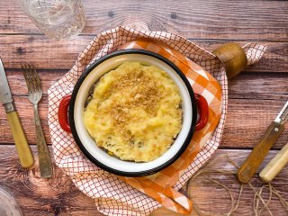 Parmentier de saumon aux zestes de citron