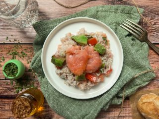 Salade de panais au saumon fumé