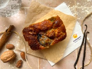 Gâteau aux figues et aux flocons d'avoine